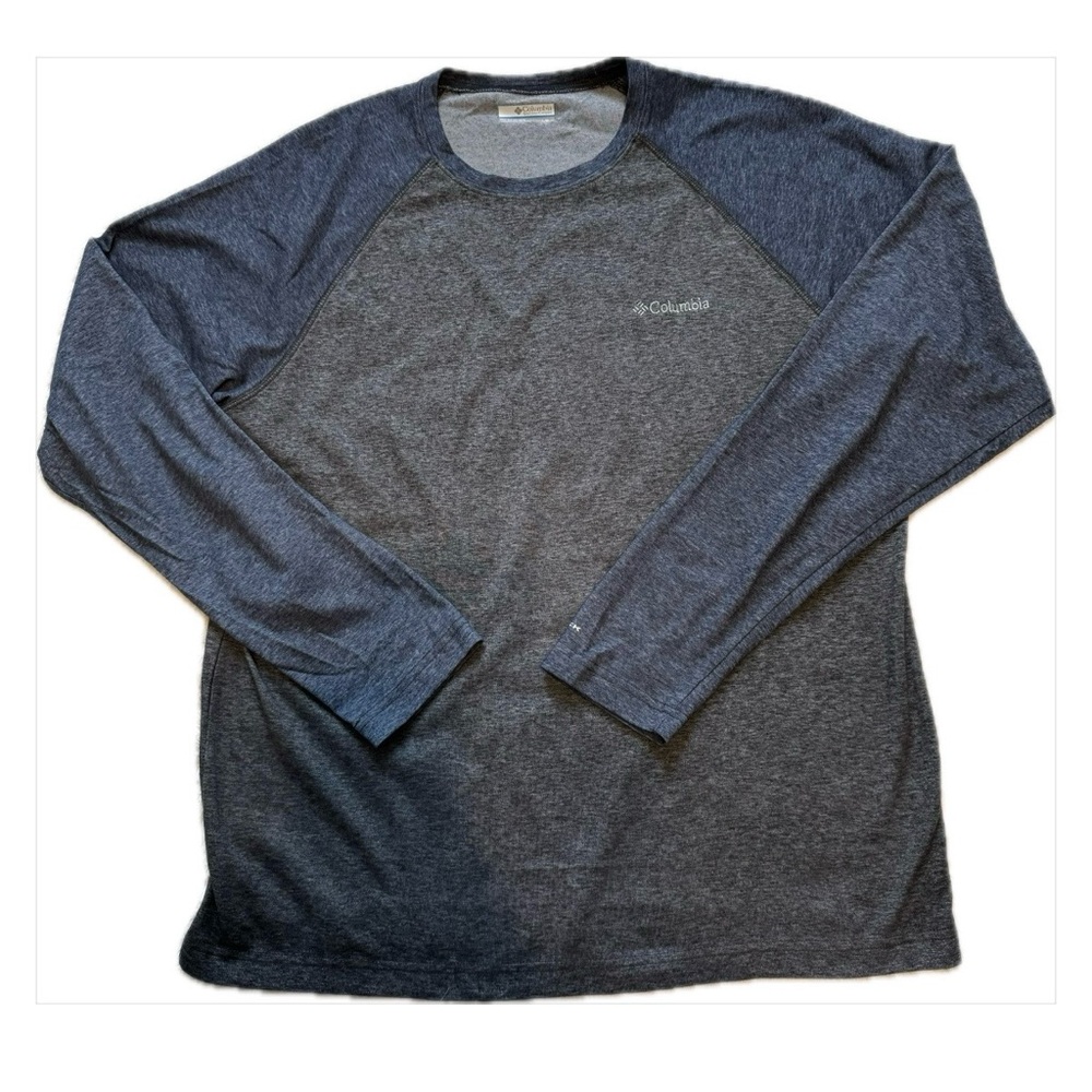Columbia Men's Two-Tone Gray Long Sleeve Tee
